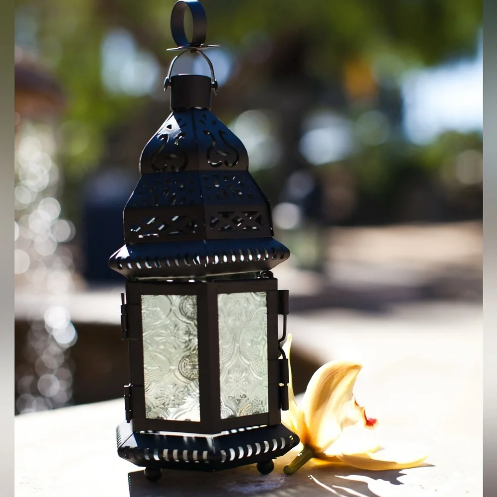COPY - Glass Moroccan Lantern